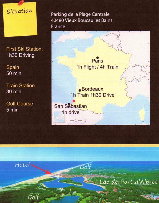 Hotel De La Pomme De Pin Vieux-Boucau-les-Bains Exteriér fotografie